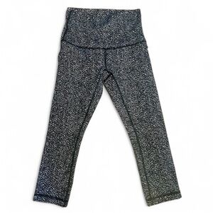 Lululemon Leggings Black & White Patterned